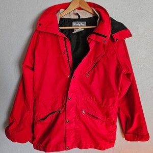 Vintage North Face Windy Pass Red Jacket Coat Medium